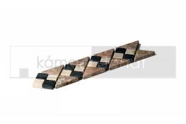 Kamenn� obklady - obkladov� p�sky - Efesus Bordure B.12 Marmer Bei/Ro/Zw 28,5x7x1 cm