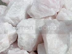 Okrasné kameny - valounky - Quarz Brocken Rosa Okrasné kameny - valounky - Quarz Brocken Rosa