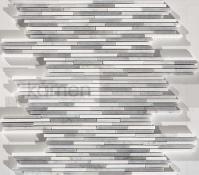 Kamenn� obklady - obkladov� p�sky - Stripes Heavy Rain Thasos/Bianco Carrara/Turkish Grey