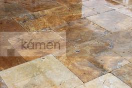 Kamenn� dla�ba - form�tovan� - Travertin Apricot Gold