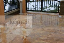 Kamenn� dla�ba - form�tovan� - Travertin Apricot Gold
