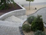 Realizace schod a chodnku - Tibet Light Grey (ula)