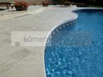 Travertin Ivory Cream - dlaba kolem baznu