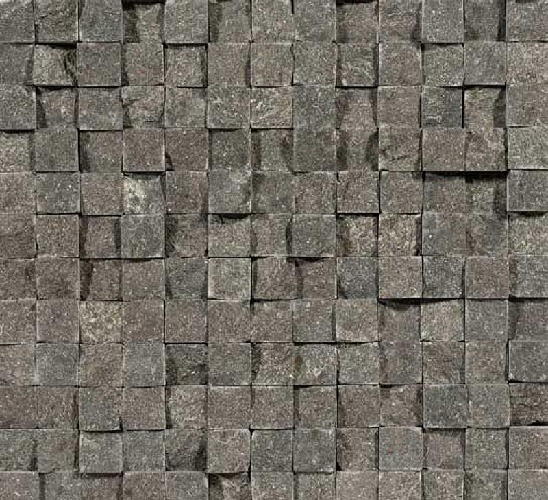 Natural Cubic Iris Basalt