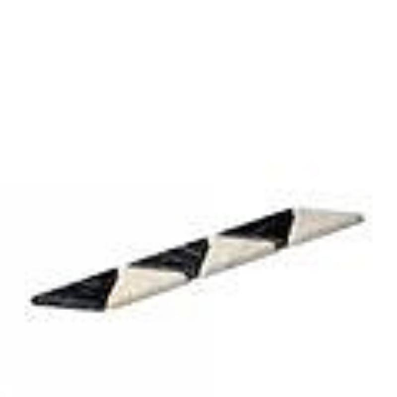 Efesus Bord. B.06 Marmer Wit/Zvart 30x5x1 cm