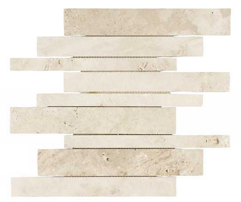 Line Mosaic Ivory