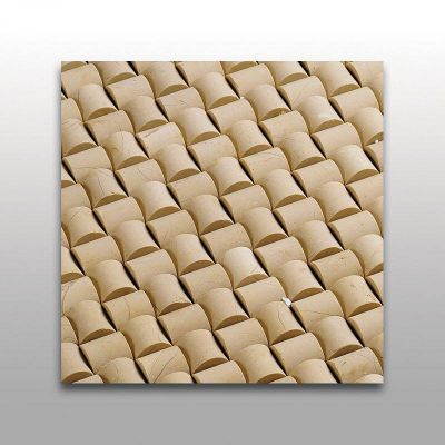 Marble Dark Beige 2 x 2 x 1,9 cm