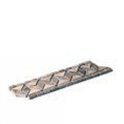 Bordure BR/37, Travertin Wit/Grijs 30,5x8,53x1 cm