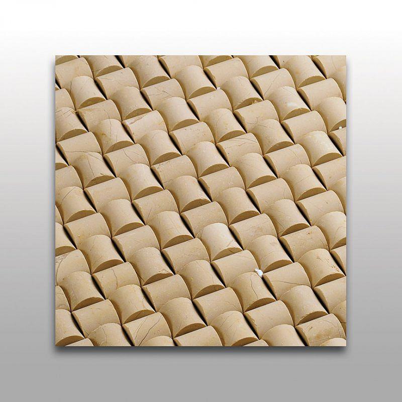 Marble Dark Beige 2 x 2 x 1,9 cm